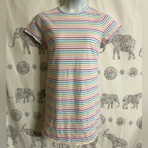 J. Crew Multicolor Striped Dress